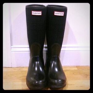 Hunter Black Women's Winter & Rain Boots